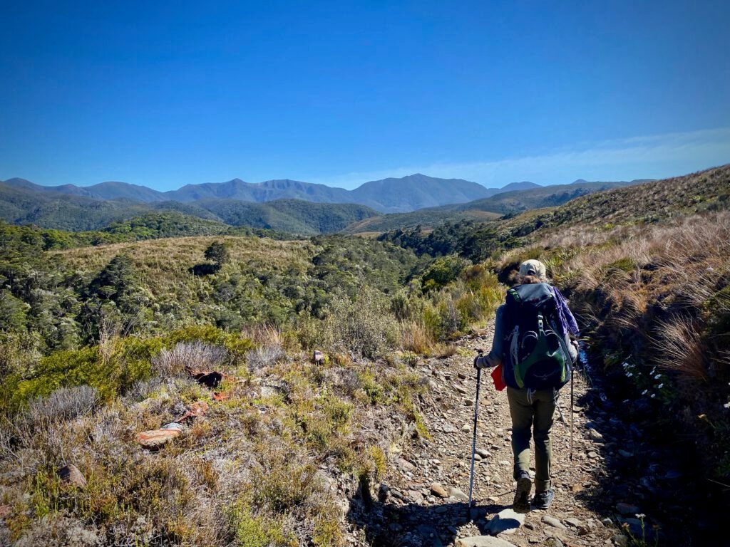 Tramping across Gouland Downs