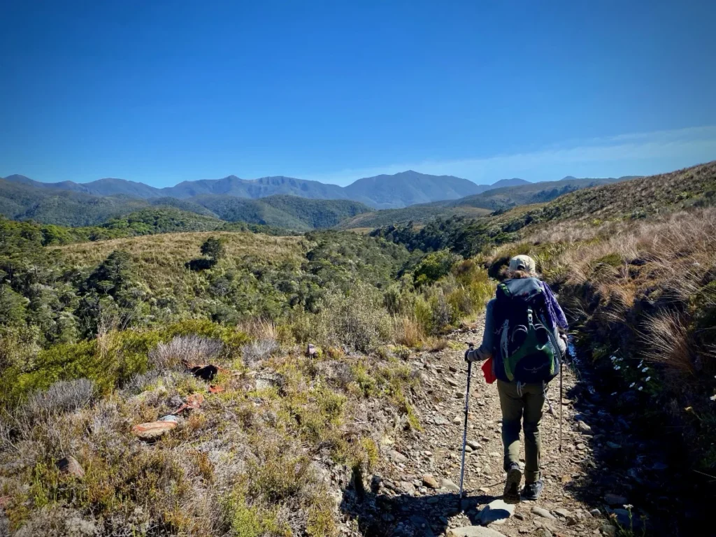 Tramping across Gouland Downs